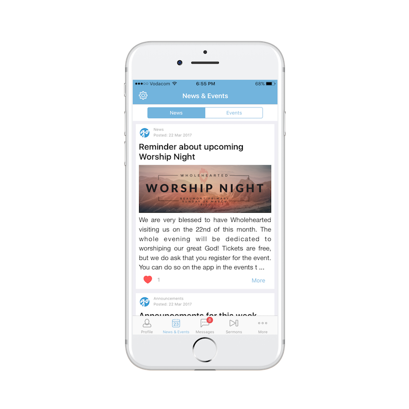 GoDoChurch product screen